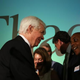 U.S. Sen. Thad Cochran (D-Miss.) greets supporters during his victory party at the Mississippi Children’s Museum on June 24, 2014. The 36-year incumbent won the GOP primary over Tea Party-backed candidate, Mississippi State Sen. Chris McDaniel, in a tight runoff race.
Justin Sullivan/Getty Images